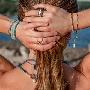 Open Circle Gold Ring Waterproof Minimalist Stacking Ring Everyday Jewelry